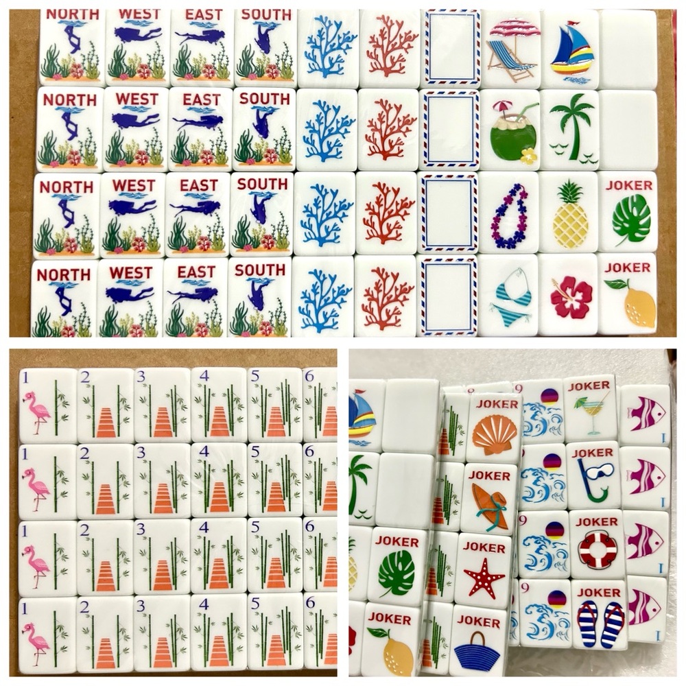 Summer Splash Mahjong Tile Set - LAST ONE! - Picture 3 of 16